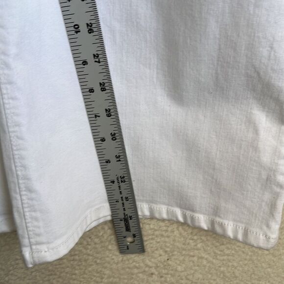 Wit and Wisdom Jeans Womens Size 25W White Itty Bitty Bootcut - Picture 6 of 11